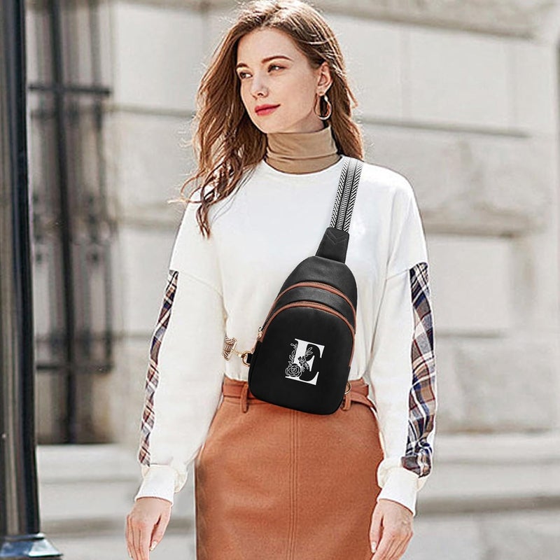 Viverte Crossbody Bags for Women Initial Sling Bag Cross Body Fanny Packs Personalized Gifts for Mom Women Wife - Image 2